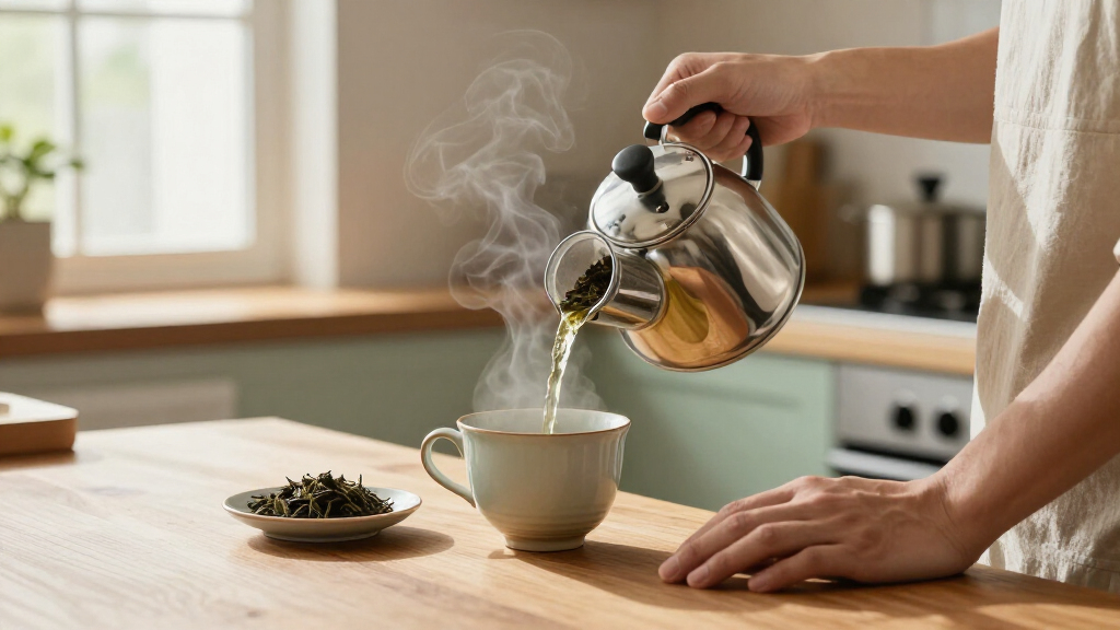 high ticket tea kettle with infuser premium