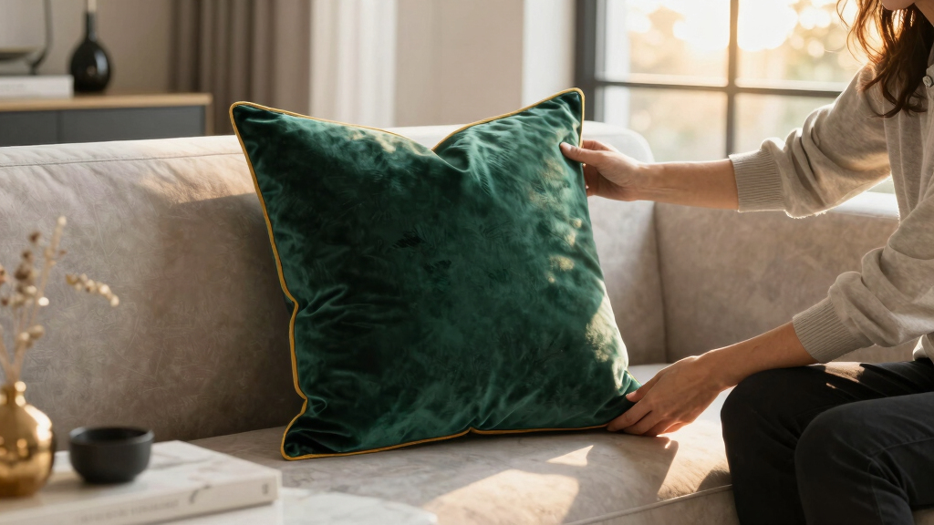 luxury velvet throw pillows