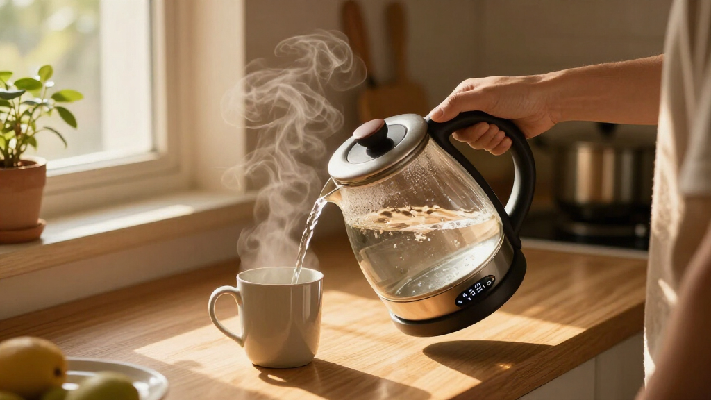 electric kettle with temperature control