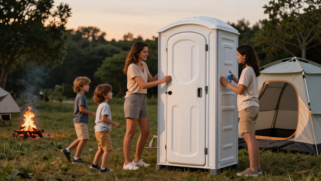 best premium portable toilet for family camps