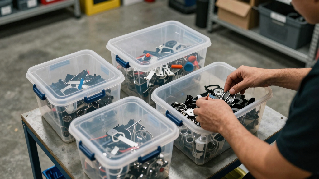 automotive garage organization bins