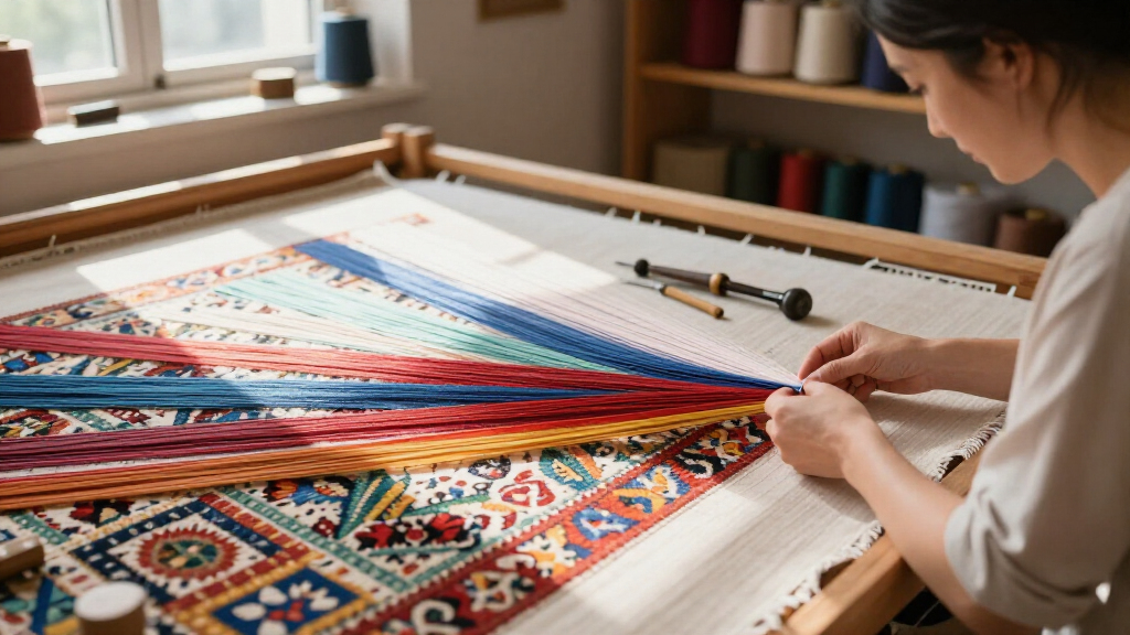 yilong custom commission silk carpet