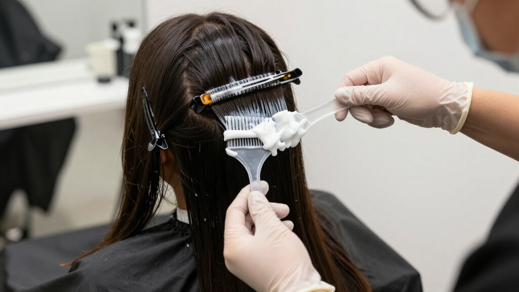bleach for dark hair