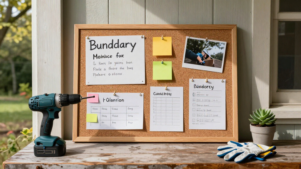 best cork boards for boundary reminders and plans