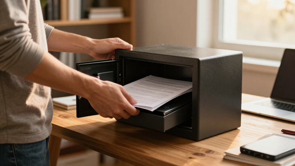 fireproof safe for paper and digital media