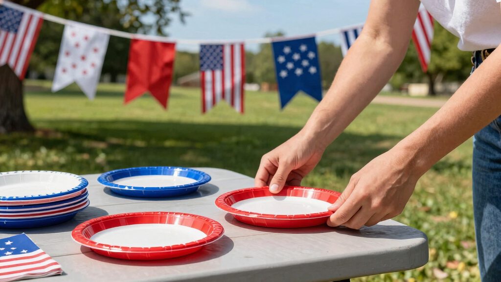 patriotic outdoor party supplies