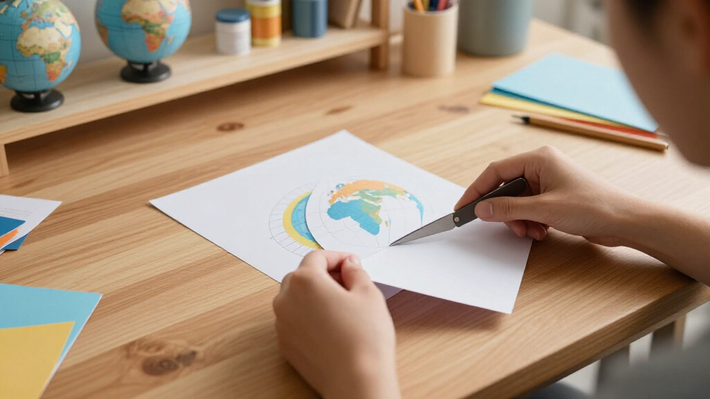 best folding paper globes