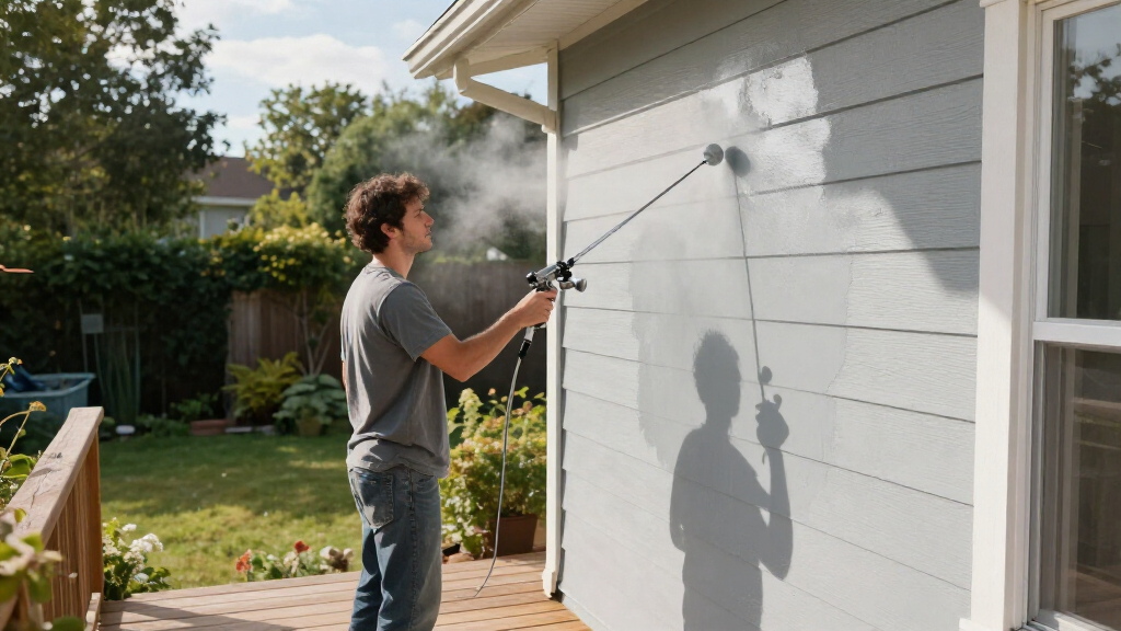airless paint sprayer for house exterior