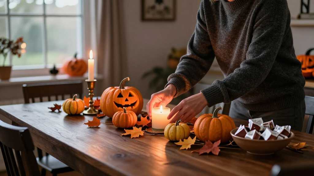 Halloween tabletop decorations