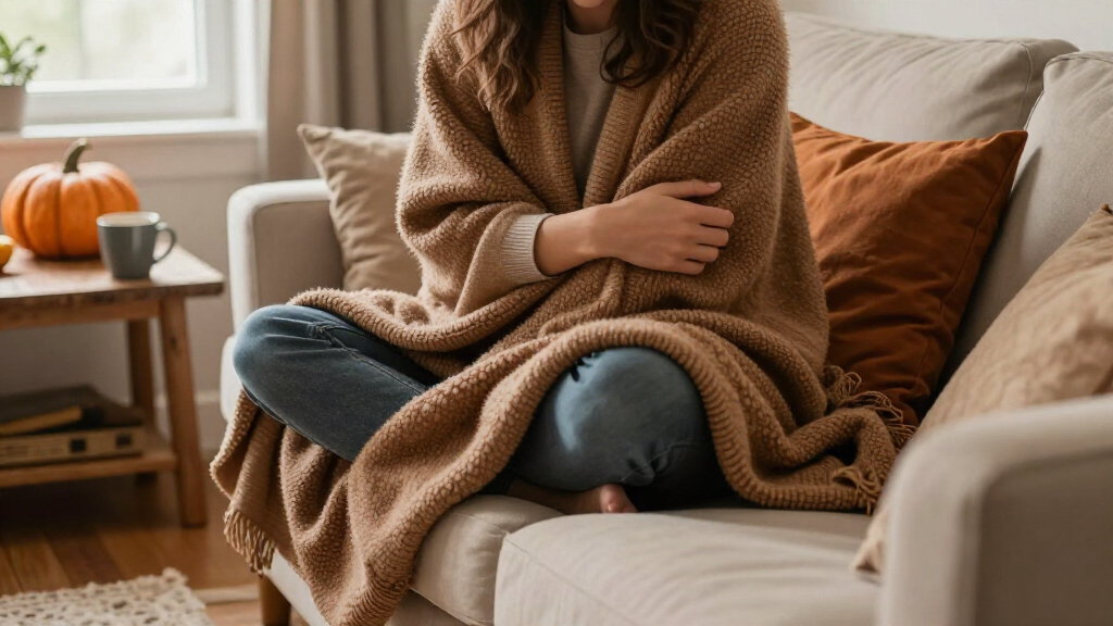 cozy fall throw blankets