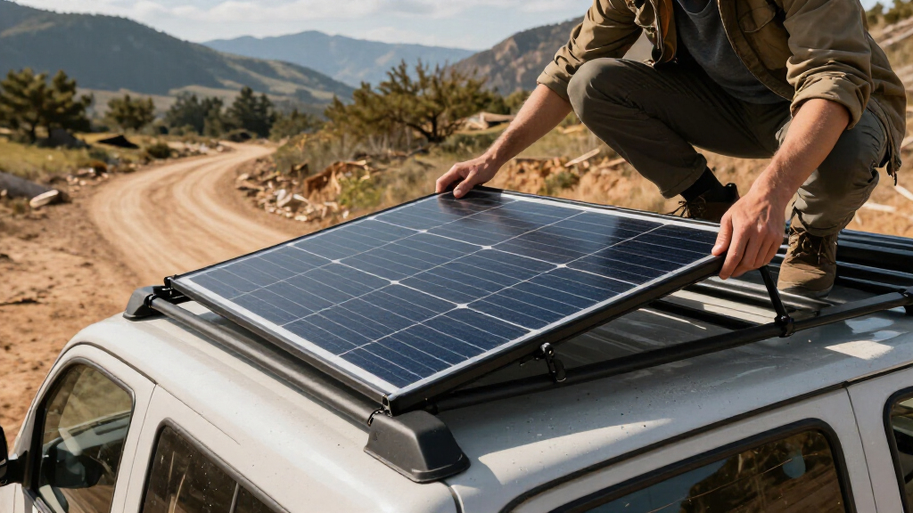 best foldable solar panel for solar input on off-grid road trips