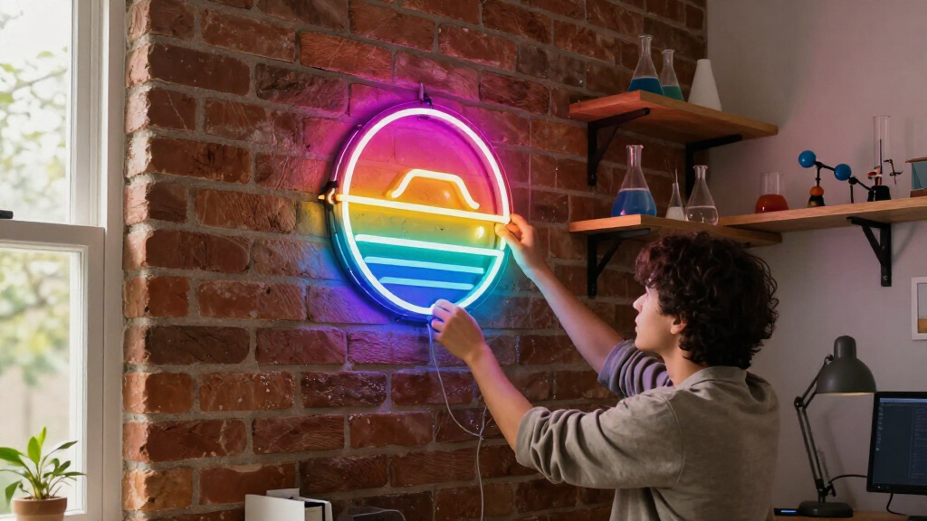 best acrylic backed custom neon signs