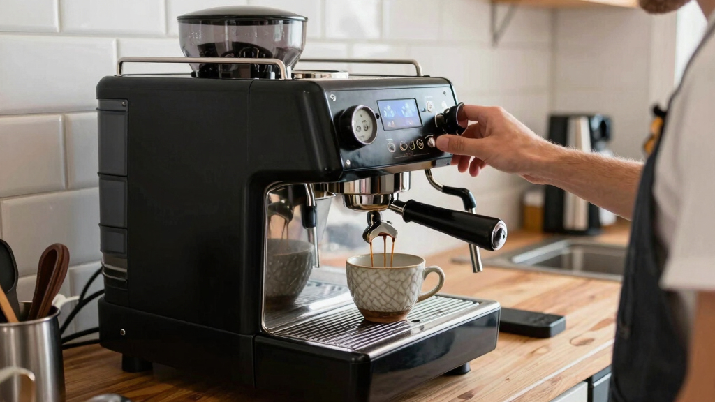 best espresso machine with built in grinder with PID temperature control