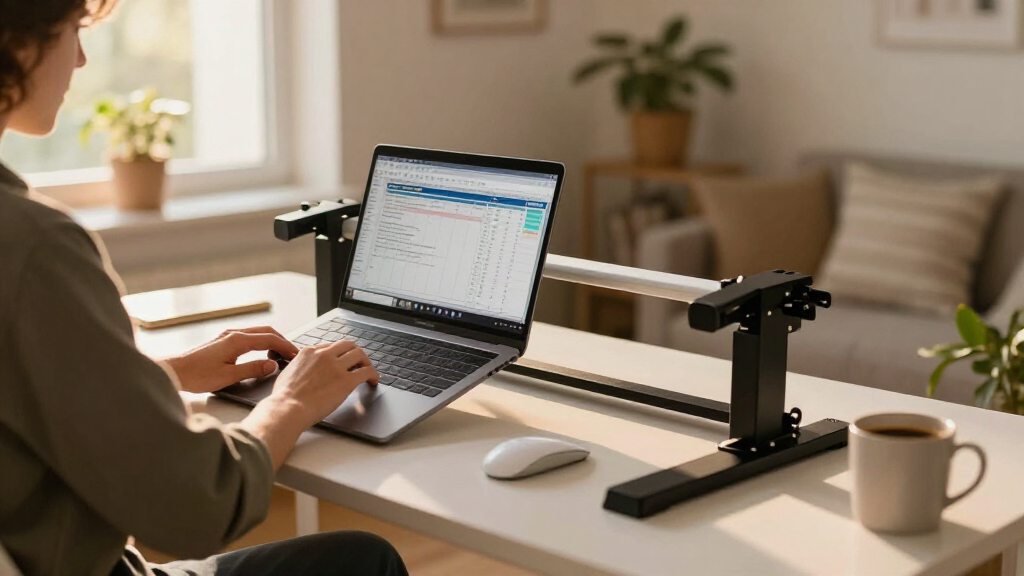 best wide standing desk converter for spreadsheets