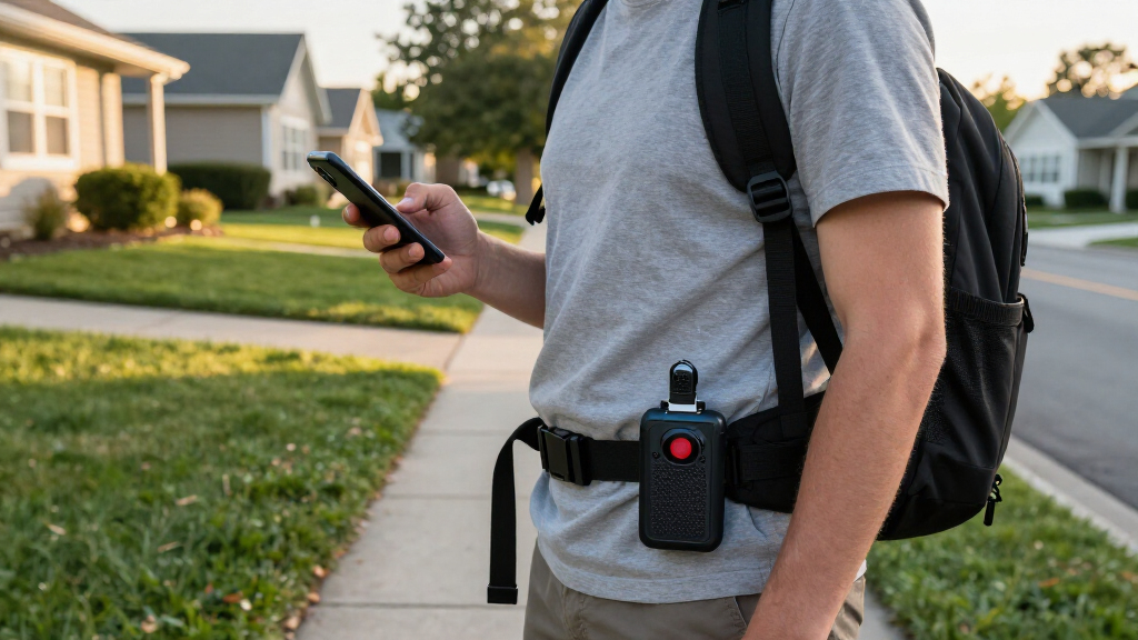 personal alarm siren speaker for neighborhood watch