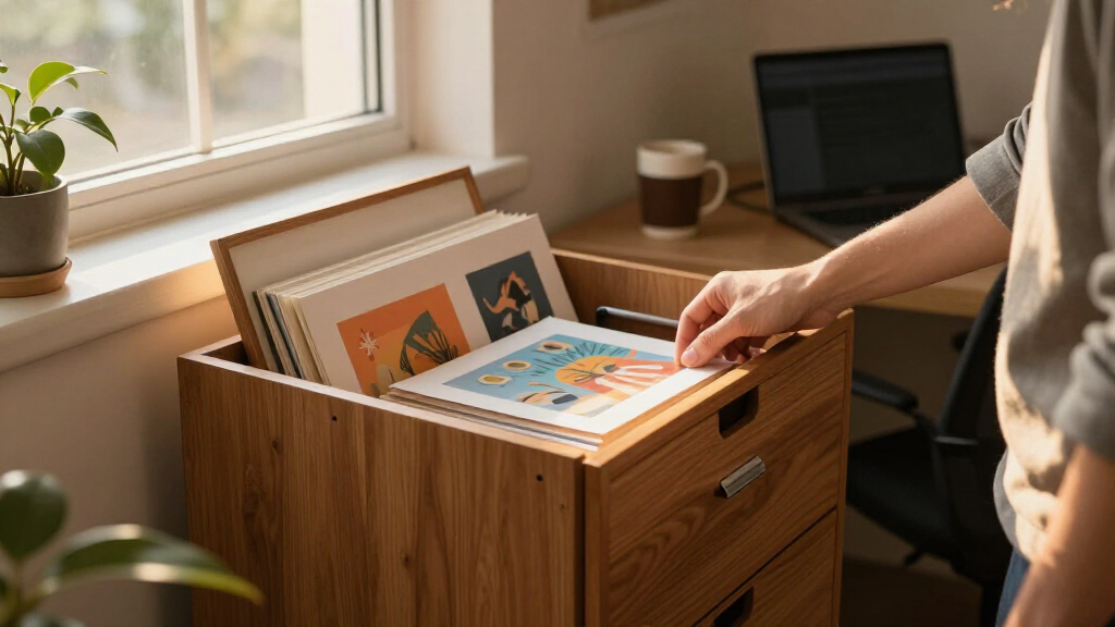 best print storage cabinet
