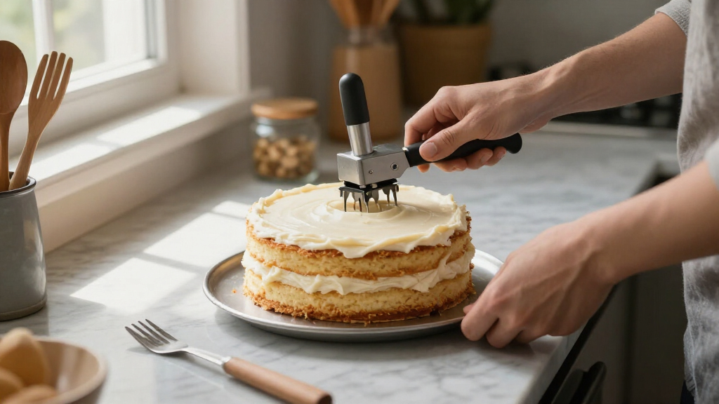 adjustable cake slicer for even layers professional