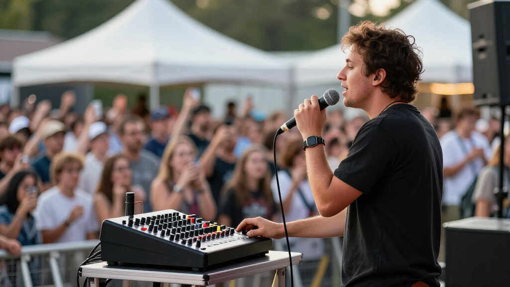 powered mixers for singing events