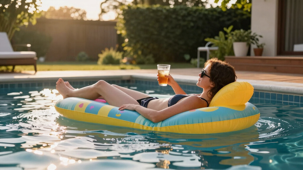 inflatable pool floats