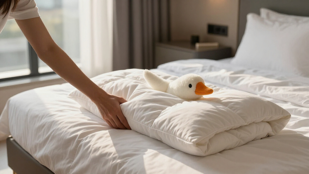 best goose down comforter hotel style