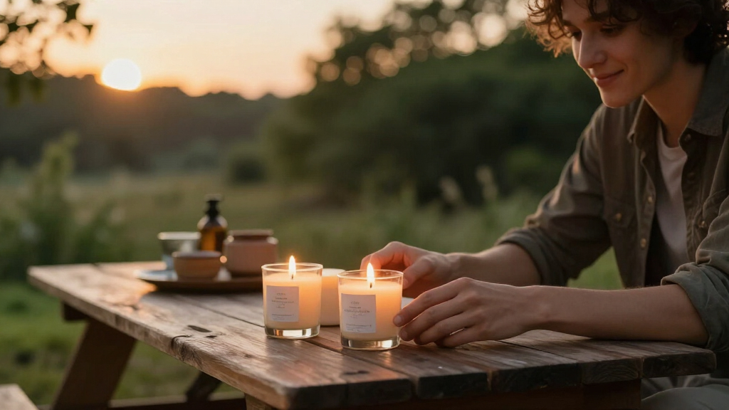 scented candle sets gift