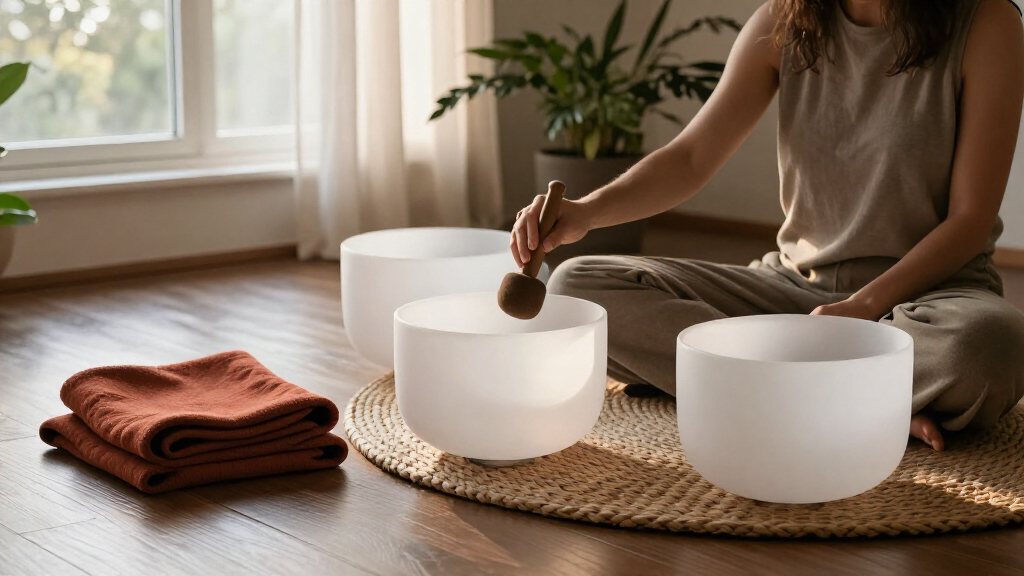 crystal singing bowls