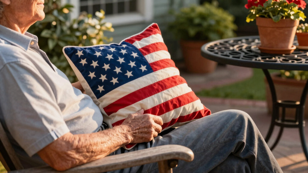patriotic outdoor patio decor