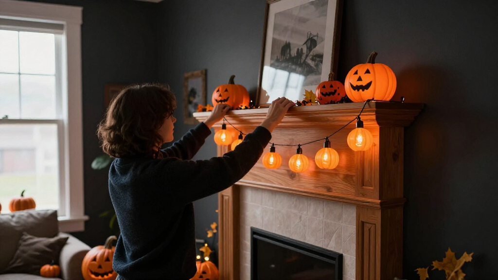 Halloween string lights