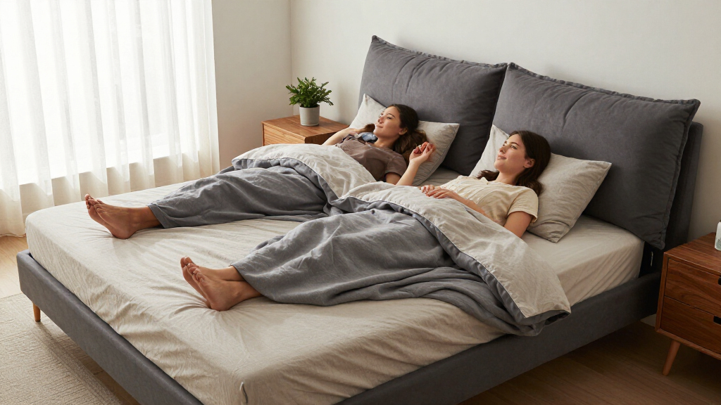 adjustable bed frame split king