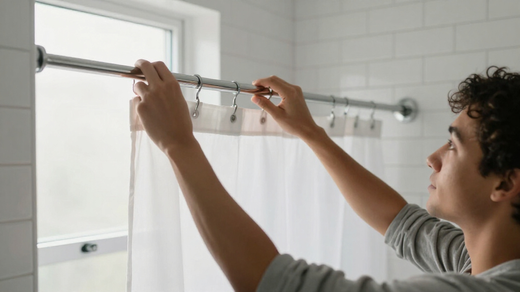 shower curtain rod