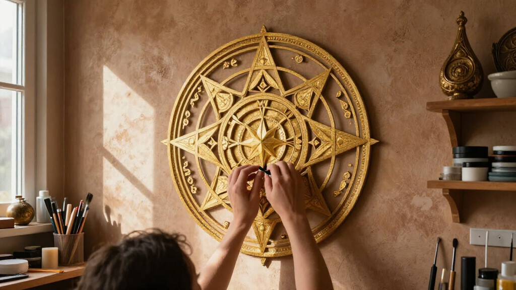 sacred geometry wall art
