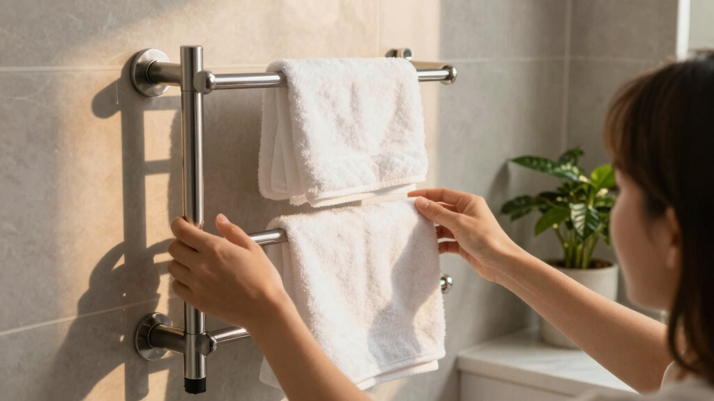 best heated towel rack for freestanding use