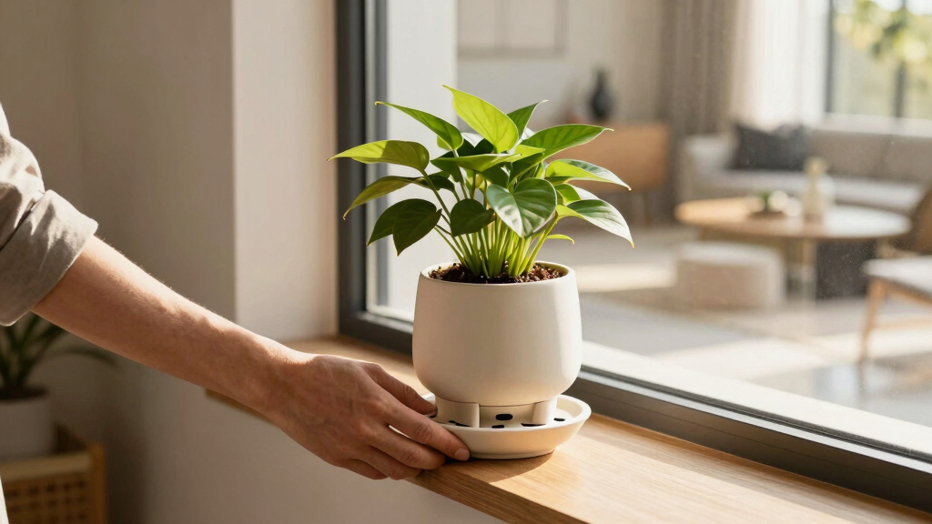 self watering planters