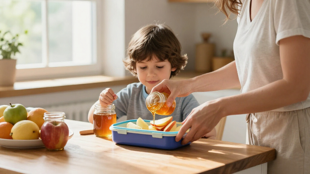 natural honey for school lunches