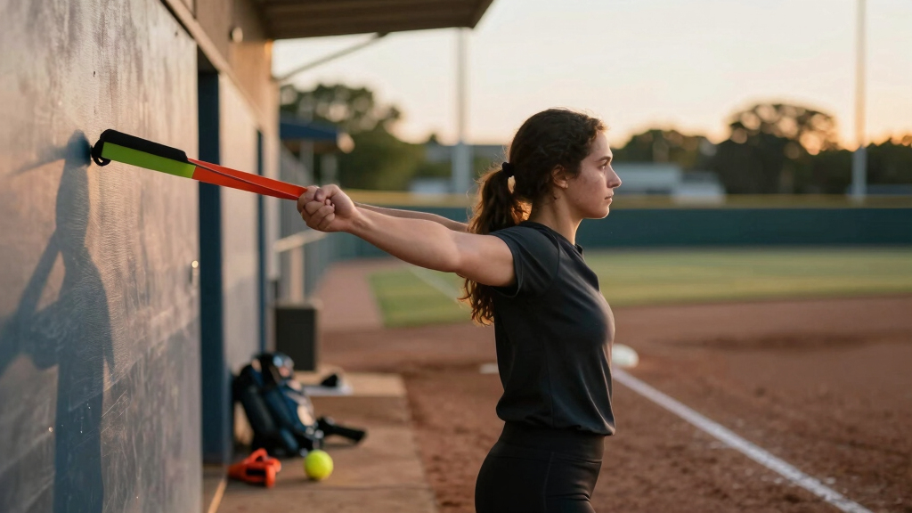 resistance bands for softball pitchers