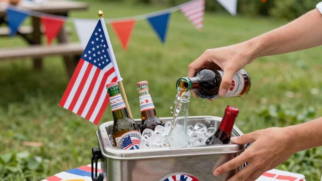 patriotic outdoor coolers