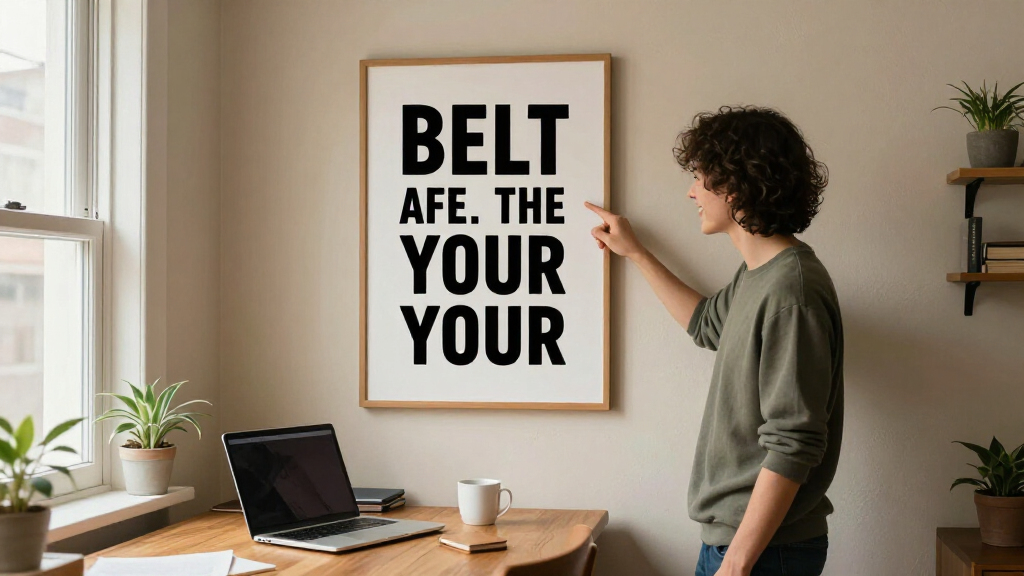 motivational quote wall art