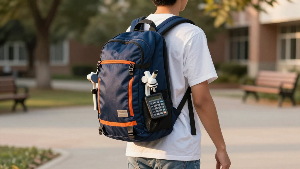 science student backpacks