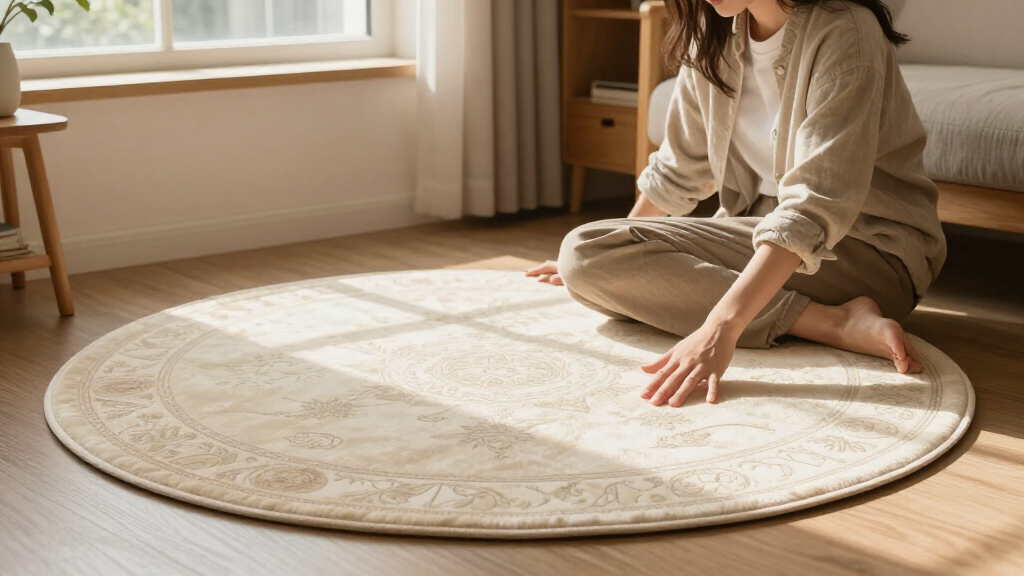 yilong oval silk carpet 6x9