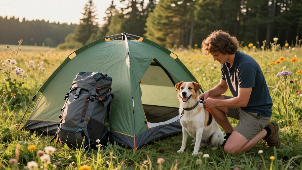 backpacking tent for hiking with dog