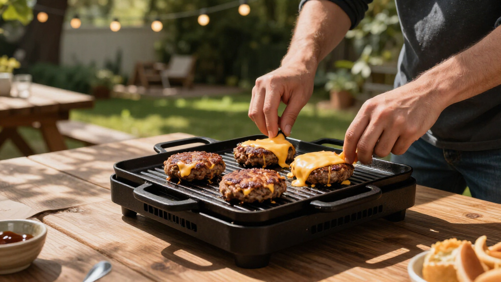 griddle grill for smash burgers premium
