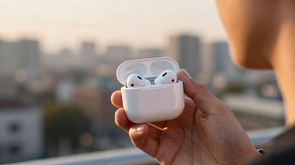 wireless earbuds with charging case
