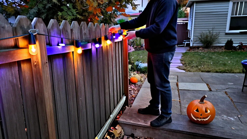 Halloween outdoor string lights