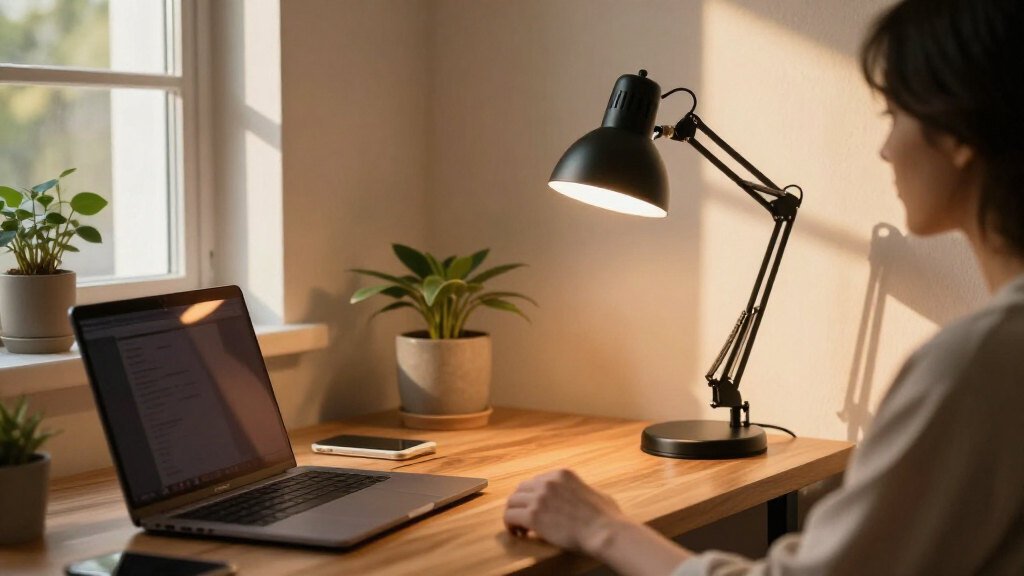 smart home study desk lamps
