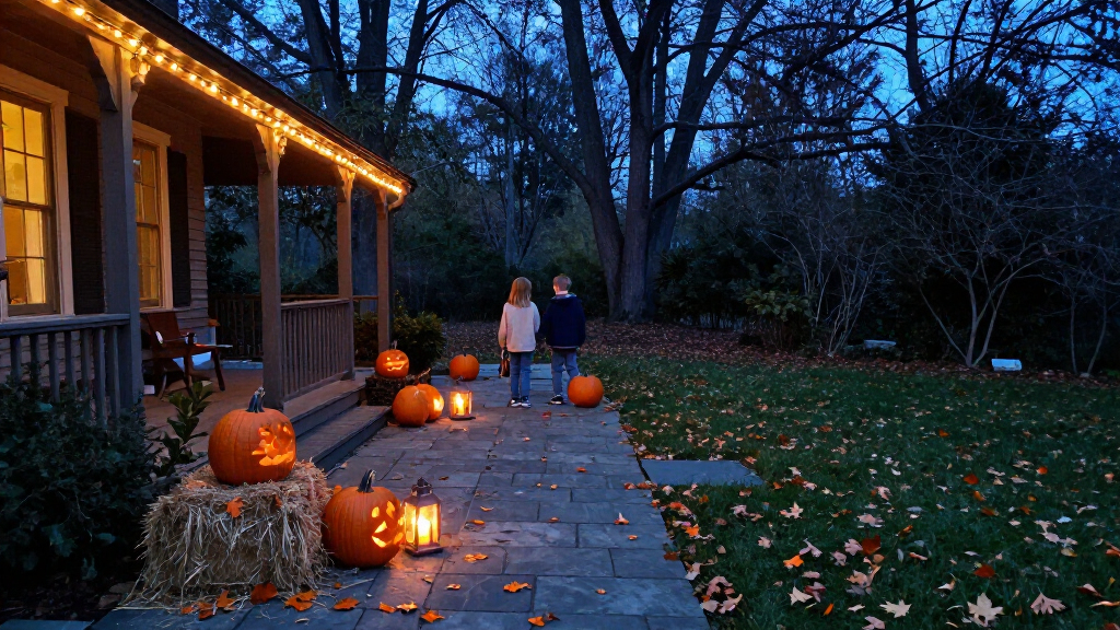 outdoor Halloween decorations