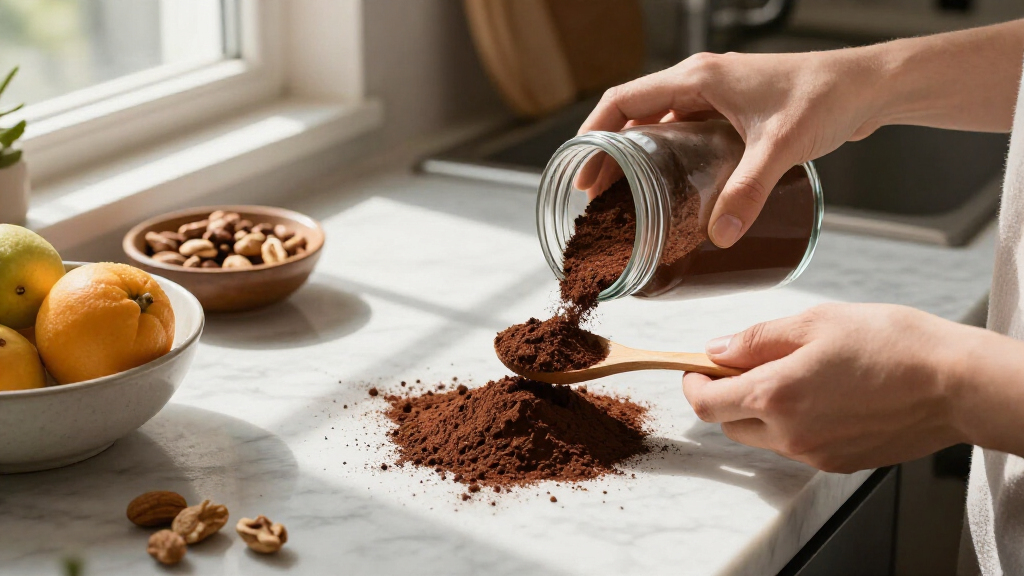 raw cacao powder