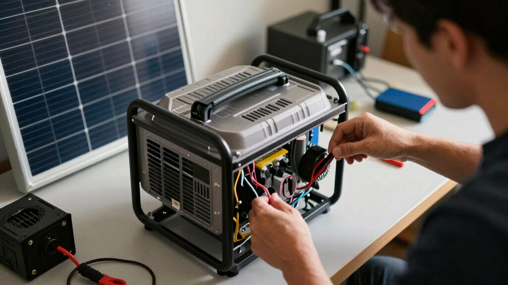 solar-powered backup generators