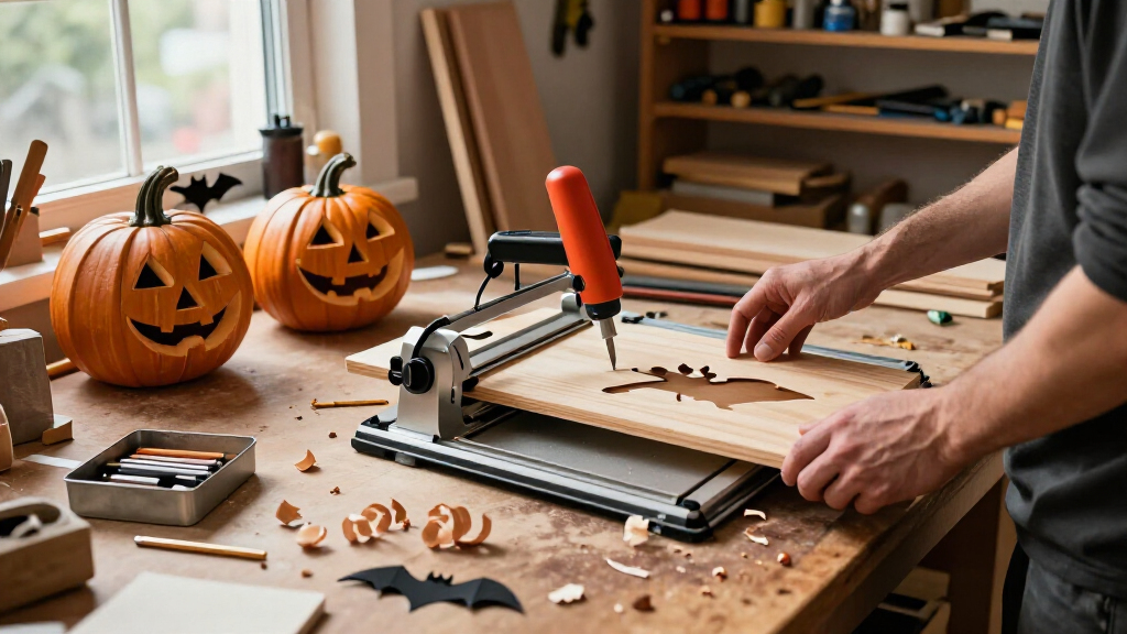 Halloween woodworking scroll saw blades