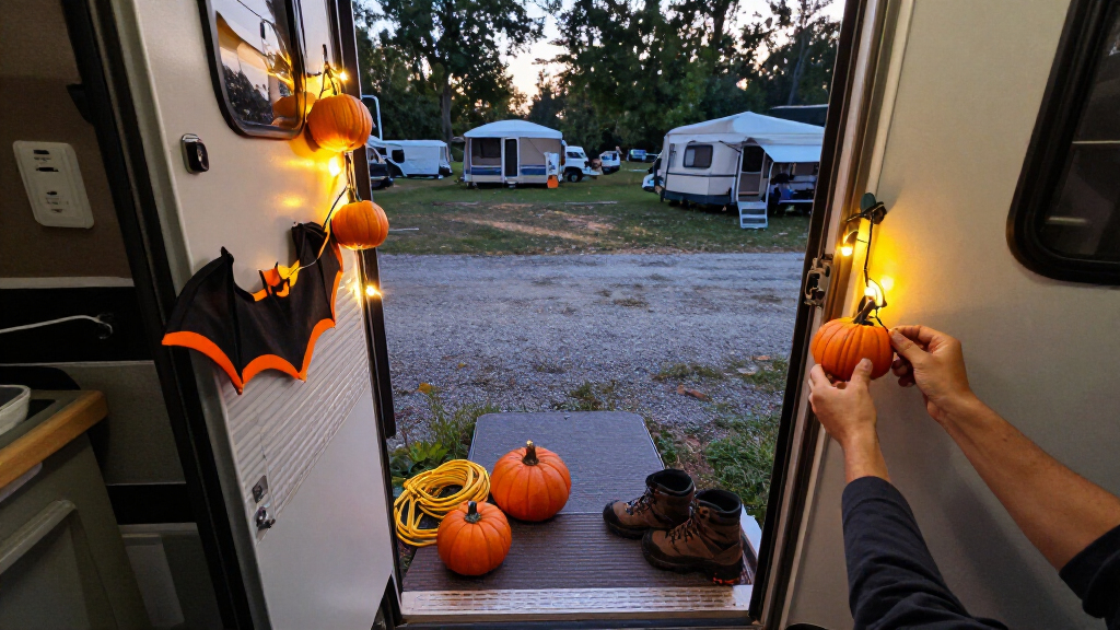 portable Halloween decorations for RVs