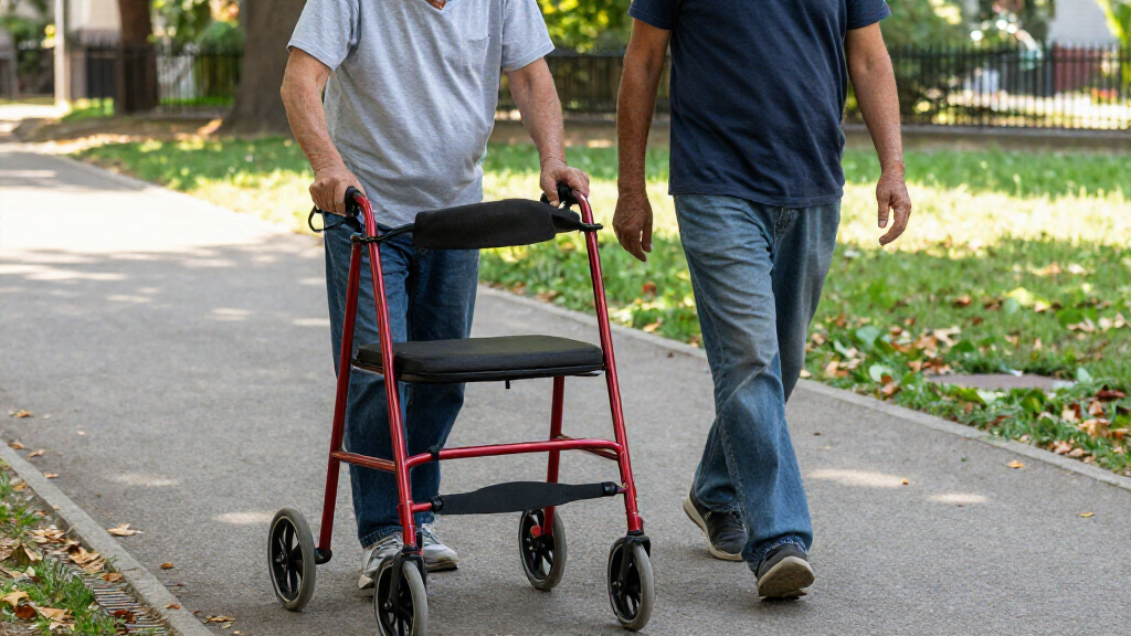 lightweight rollator walkers with seats